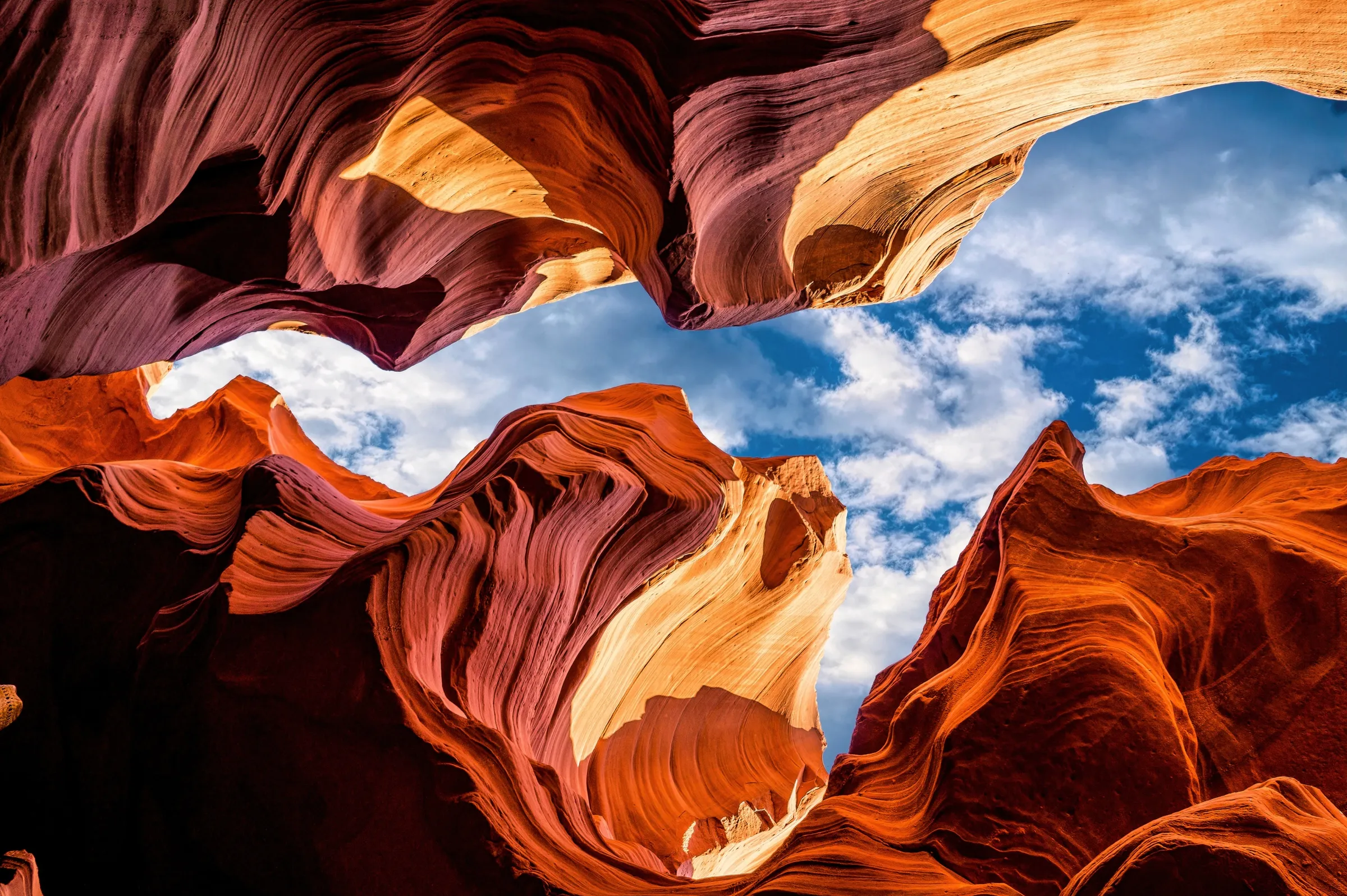 USA National Parks: Zion, Bryce and Antelope Canyon: wide landscape